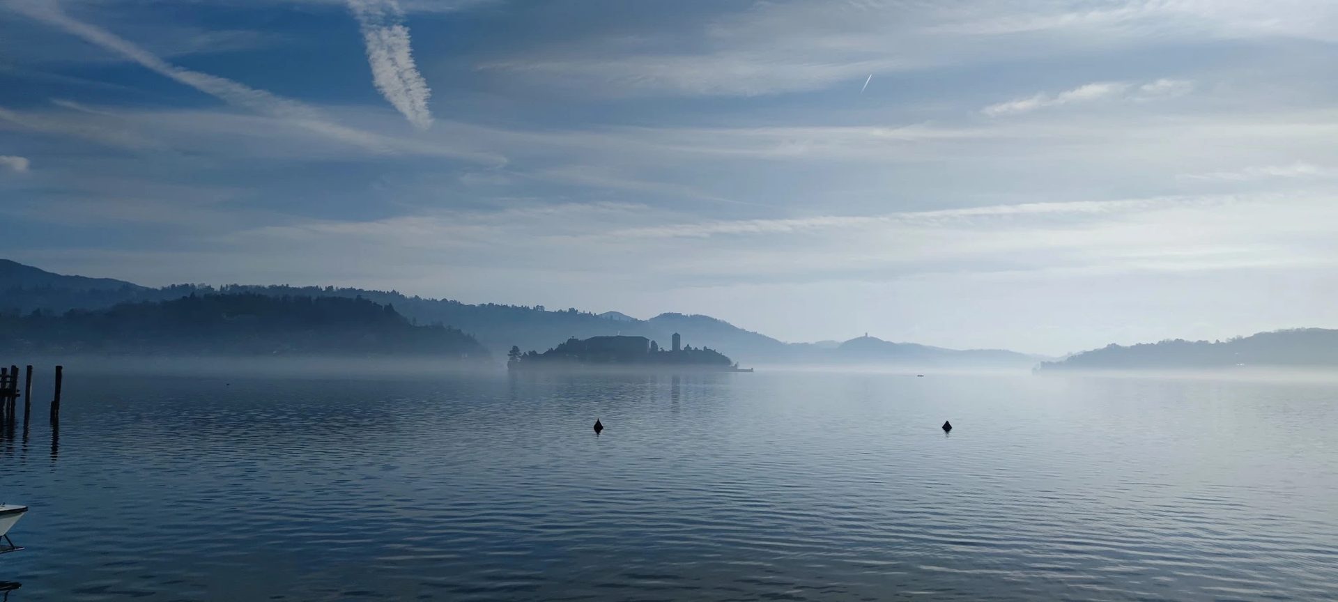 San Giulio, velata — Lago d'Orta, fotografia di Patrizia Franzina
